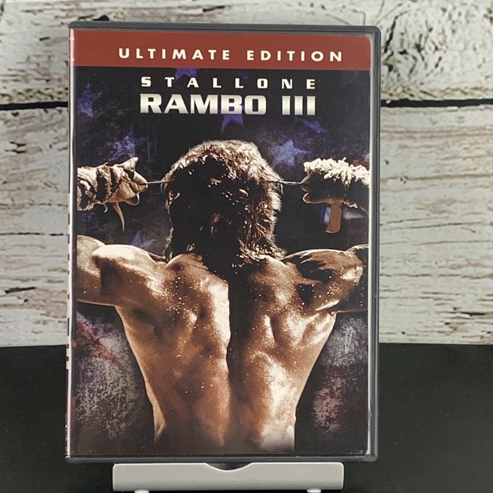 Rambo III (DVD, 1988) Sylvester Stallone, Richard Crenna, Marc de Jonge